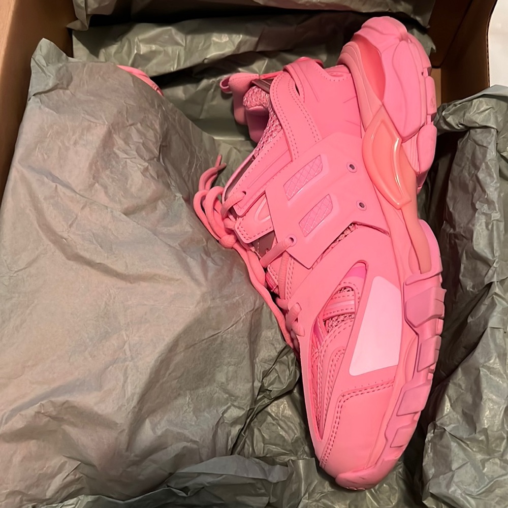Pink Balenciaga sneakers